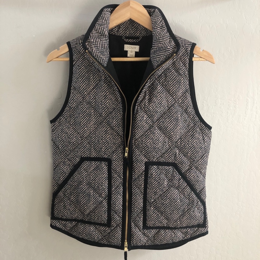J. Crew Herringbone Vest